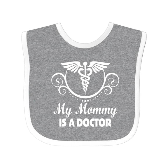 Inktastic My Mommy is a Doctor Boys or Girls Baby Bib
