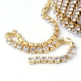 thumbnail image 3 of Brass Rhinestone Strass Chains Rhinestone Cup Chains with Spool Raw(Unplated) 2.3~2.4mm 10yards/roll, 3 of 4