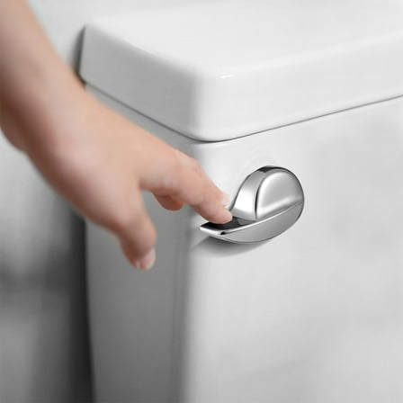 SHINYPASING universal toilet repair kit Toilet Tank Flush Lever with Stainless Steel 2Pcs