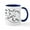 White/Navy Inside, variant on CafePress - My White Elephant Gift Signature Mug Mugs - 11 oz Ceramic Mug - Novelty Coffee Tea Cup