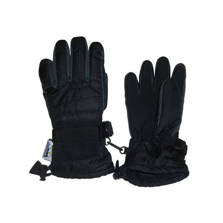Adult Ski Gloves NICE CAPS Womens Ladies Adults Premium Waterproof and Thinsulate Insulated Winter Ski Skiing Snow Snowboarder Gloves ()