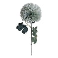 thumbnail image 2 of Large Artificial Chrysanthemum Flower, 22" Long 4" Head Faux Bloom for Wedding Table Centerpiece, Home Vase Decor, Green, By Preplabs, 2 of 9