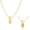 B Gold: ALL THINGS WORK TOGETHER FOR GOOD, variant on Trendy Beaded Choker Necklace for Women, Handmade Initial Letter Necklace, Personalized Jewelry Gift for Women