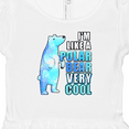 thumbnail image 3 of Inktastic Funny Polar Bear Girls Baby Dress, 3 of 4