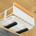 thumbnail image 3 of Pull Out Cabinet Organizer,Slide Out Drawers,Roll Out Shelves Adhesive,Multi-Function Kitchen Rack Under Sink for Kitchen Dining Room Bathroom, 3 of 9