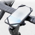 thumbnail image 1 of Soporte para teléfono de bicicleta Monte Montaje Montaje Silicona Soporte flexible soporte de teléfonos celulares portátiles para accesorios para , Negro, 1 of 8