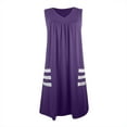thumbnail image 3 of IROINNID Shift Dress For Women Fashion Striped Dress with Pockets Casual Pullover Sleeveless Dress V-Neck Short Dress, 3 of 4