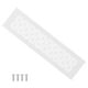 thumbnail image 1 of Cubierta de ventilación de aire para puerta Uxcell, rejilla de aluminio de alta resistencia con tornillo de montaje para puerta de gabinete 12 x 3 pulgadas, 1 of 6