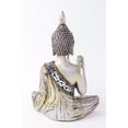 thumbnail image 4 of Feng Shui 11" Silver Buddha Fear Not Mudra & Welcome Mudra Home Decor Statues, 4 of 4