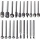 thumbnail image 1 of 20 Uds fresas rotativas Hss fresas rotativas herramienta de fresado accesorios de enrutamiento de carpintería herramienta rotativa vástago de 3mm para Dremel, 1 of 8