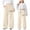 C-Beige20, variant on Girls Valentines Day Trousers Heart Print High Waisted Straight-Leg Long with Pockets Girlfriend Pants For Children Casual Slacks