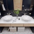 thumbnail image 3 of EAGO BA351 18&amp;apos;&amp;apos; ROUND CERAMIC ABOVE MOUNT BATHROOM BASIN White, 3 of 5