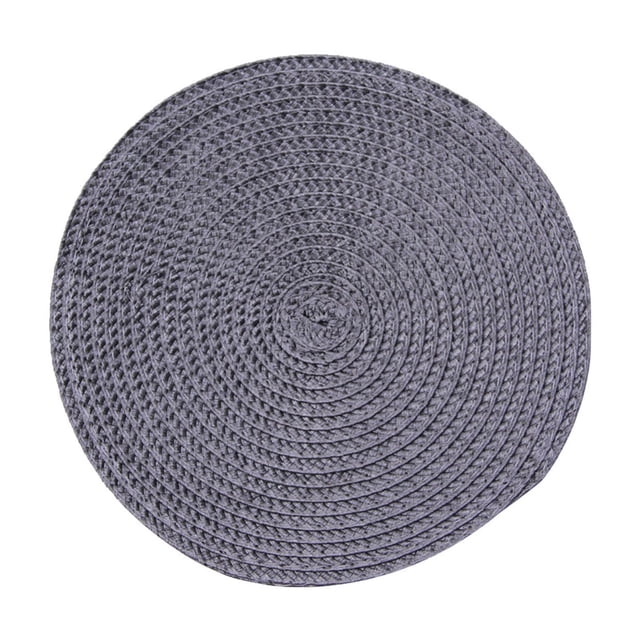 Xihbxyly Manteles Individuales Redondos, Elegante Diseño Tejido, Elegante Decoración de Mesa, Uso Versátil para Comedor, Mesa de Centro o Escritorio, Hogar y Restaurante, Tamaño de 18 Cm, Resistente
