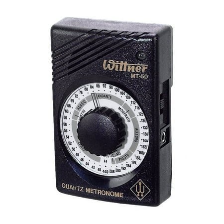 Wittner MT50-U 4" Black Quartz Metronome, 1 lb
