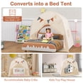 thumbnail image 7 of Infans Kids Play Tent w/Flags and Globe String Lights for 3-12 Years Old Indoor Outdoor, 7 of 7