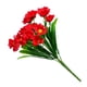thumbnail image 3 of Cateissary 2 uds 5 tenedores 15 cabezas girasol Artificial estilo rústico decoración Floral del hogar Flores artificiales rojo, 3 of 6