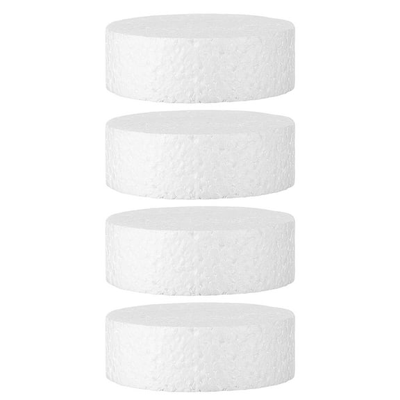 NIYANGLE Round Foam White 4Pcs For Fondant Sugar Craft Techniques