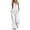 Z82 White, variant on Mifsaly Travel Outfits for Women 2 Piece Sets Sleeveless Button Down Ruffle Hem Top and Flowy Wide Leg Pants Elegant Boho Vacation Beach Matching Clothes Black,XL