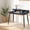 Grey, variant on Mid-century Modern Grey Writing Desk With - 3 Open Pigeonholes, Wood Leg, 43"x23.6"x34.4 Two-tone, Pigeonholes 43" W X 23.6" D 34.4" H Assembly Required