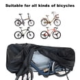 thumbnail image 4 of TFixol Housse de Vélo pour Rangement Extérieur Imperméable Résistant à la Neige Anti-UV - Protection Outil pour Vélos de Montagne et de Route, 4 of 7