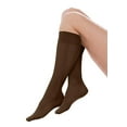 thumbnail image 4 of Queen Size Trouser Socks for Women, 6 Pairs Plus Stretchy Opaque Knee High Dress Sock (Coffee), 4 of 4