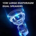 thumbnail image 4 of Altavoz Bluetooth Altavoz Estéreo Cargador Inalámbrico Almohadilla Luz LED Despertador Estación de Carga Rápida para Teléfono Inteligente C, 4 of 5