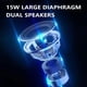 thumbnail image 4 of Altavoz Bluetooth Altavoz Estéreo Cargador Inalámbrico Almohadilla Luz LED Despertador Estación de Carga Rápida para Teléfono Inteligente B, 4 of 5