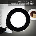 thumbnail image 2 of Flexible Clamp-on Table Lamp with 5x Magnifier Swing Arm Dimmable, 2 of 8