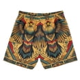 thumbnail image 7 of FORMRS Boys Swim Trunks Quick Dry Mesh Liner Boardshorts Sizes XS-XL, Retro Abstract Eagle, 7 of 7