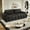 Teddy + Black, variant on VEPXXP 90.2" King Size Convertible Sleeper Sofa Bed, Teddy Fabric 4-Seater Couch with Hidden Storage Chaise & Casters, Modern Space Saving Furniture for Living Room Apartment, Black