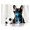 Color 3, variant on 8 Pack Art Acoustic Panels Sound Absorbing Soccer Ball Football Kids Boys Sports Humorous Dog Decorative Soundproof Wall Panels Self Adhesive for Nursery Game Room Bedroom 48"x32"