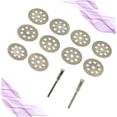 thumbnail image 3 of FUTUREORYY 2 Rods Rotary Tool Accessories Grinding Disc Silver Carborundum for, 3 of 7