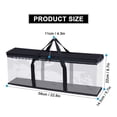 thumbnail image 5 of Deago 4 Pack DVD Storage Bags, Clear PVC DVD Case Holder with Handles and Zipper, Stackable Media Organizer Bag for DVDs, CDs, Blu Ray Disc, Movie Cases, VHS Box, Video Game Disks, 5 of 10