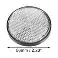 thumbnail image 4 of Unique Bargains 8 Pcs Réflecteur Adhésif Rond pour Rayons de Sécurité pour Moto Vélo Blanc, 4 of 6