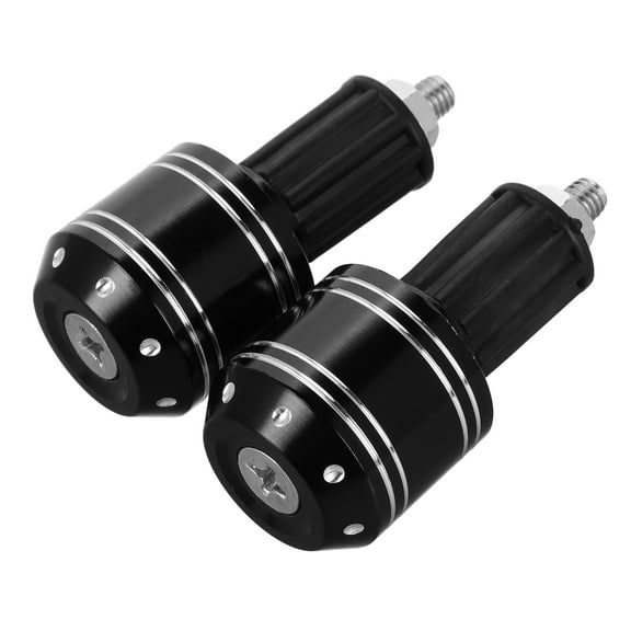 OUNONA 2pcs Universal Motorcycle Handlebar Bar End Plugs Anti- Weight Balance Grips for Bikes