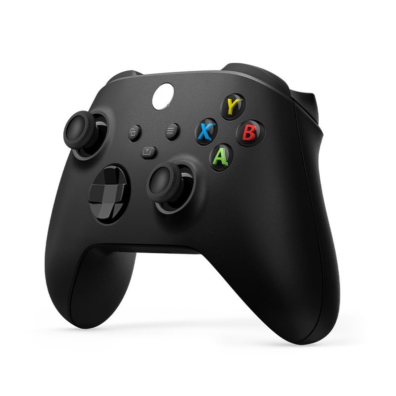 Restored Microsoft Xbox One S Game Console Storm Gray Disc Edition 500GB with Two Retrofam Controllers (Refurbished)