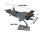 thumbnail image 3 of ABS Diecast Plane Modelo Indoor Hogar Business Coleccionismo Mostrar Modelos Aviones Modelos Miembros de la Familia Festival Regalo Juguetes Methold FN000860-00, 3 of 6