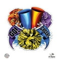 thumbnail image 1 of Cheer - 3" Vinyl Sticker - For Car Laptop I-Pad Phone Helmet Hard Hat - Waterproof Decal, 1 of 1