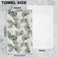 thumbnail image 2 of Hand Towels Set of 2 Ginkgo Leaf Towels for Bathroom Soft Absorbent Decorative Hand Bath Towels Dish Towels for Kitchen Sports Gym Yoga Home Decor 14 x 28 in, 2 of 6