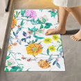 thumbnail image 2 of GZHJMY Colorful Wildflower Bathroom Rug Rectangular Bath Mat Non Slip Bath Rugs Absorbent Shaggy Bathmats for Sink Shower 16" x 24", 2 of 7