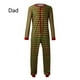 thumbnail image 2 of Navidad hombre papá rayas impresión manga larga mono familia ropa pijamas Fridja  nalpqowj504, 2 of 7