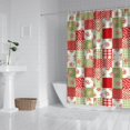 thumbnail image 2 of Pioneer Flower Floral Print Pattern Shower Curtain 72"x72", Bathroom Decorative Shower Curtain Set with 12 Hooks, Waterproof Washable, 2 of 6