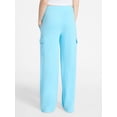 thumbnail image 3 of No Boundaries French Terry Cargo Pants, 30" Inseam, Women's XXS-XXL, 3 of 5