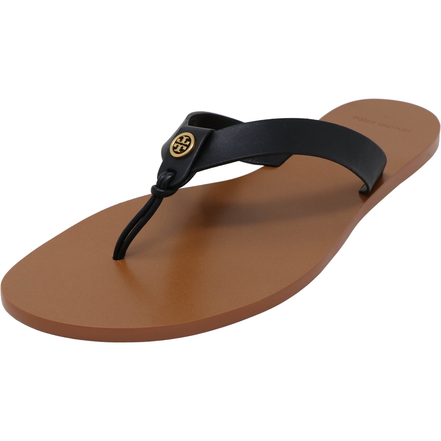 Tory Burch - Tory Burch Women's Manon Thong Sandal Calf Leather Perfect Black - 11M - Walmart 
