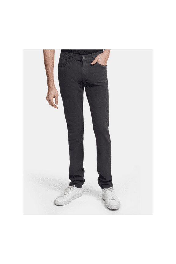 Very Slim Fit 5-Pocket Twill Stretch Pants, Slate, 32X30