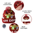 thumbnail image 4 of Christmas Themed Light Up Beanie with LED Lights Xmas Gift for Kids Adult, 4 of 7
