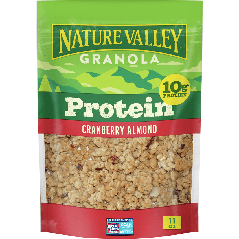 Nature Valley Granola, Protein Cranberry Raisin Almond, 11 oz