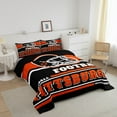 thumbnail image 3 of Erosebridal Sports Bedding Sets Full with Comforter, Lightweight, Black Red 3pcs, Pittsburgh, 3 of 6