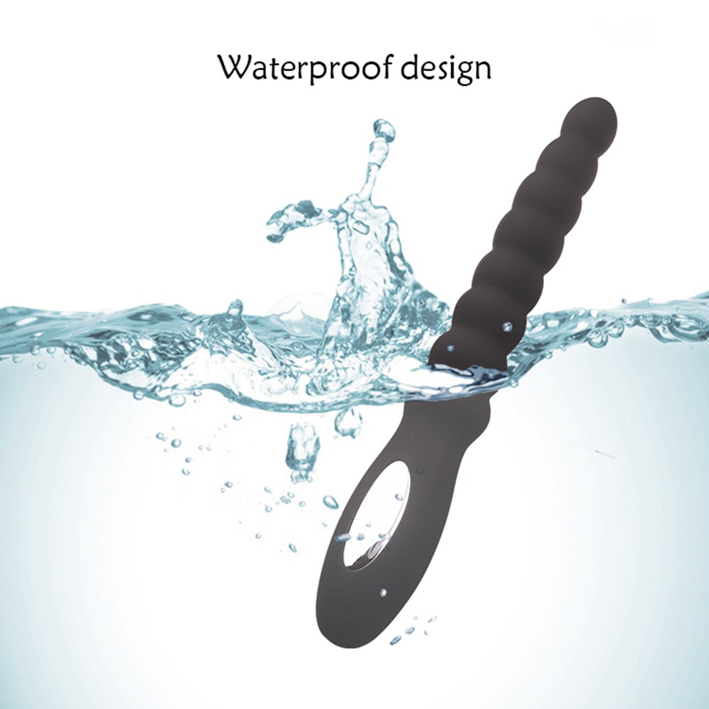 Birdsexy 10 frequency Vibrating Pull Bead Anal Vibrator Anal Plug USB Rechargeable Silicone Massager Toys for Men Women