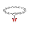thumbnail image 1 of Crystal Butterfly Cremation Jewelry Urn Bracelet for Ashes Memorial Lockets Pendant Funeral Keepsake Jewelry for Ashes, 1 of 5